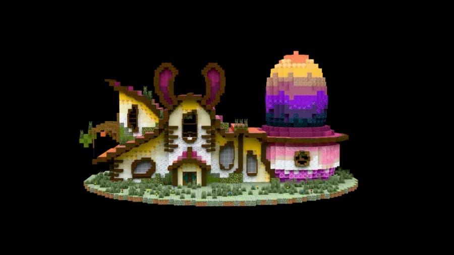 复活节兔兔小屋